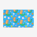 Mermaid Cats and Sea Shells Playmat