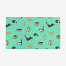 Spotty Cat Pattern Playmat