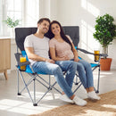 Double Camping Chair with Carry Bag Cup Holders