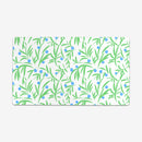 Blue Blooms Pattern Playmat