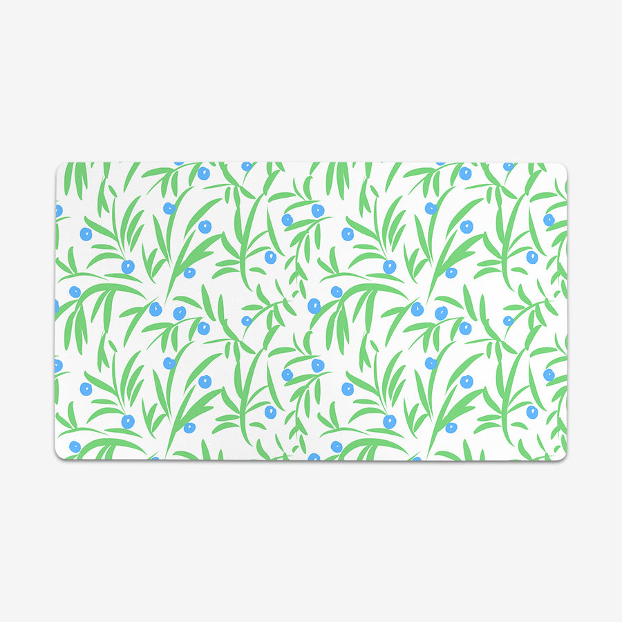 Blue Blooms Pattern Playmat