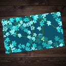 Blue Cherry Blossom Playmat