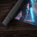 Blue Neon Playmat