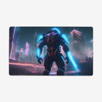 Blue Neon Playmat