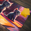 Cats In Yoga Playmat