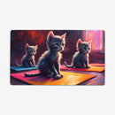Cats In Yoga Playmat
