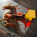 Fiery Red Dragon Playmat