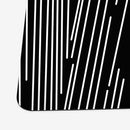 Lines on Black Playmat