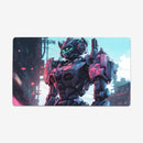 Neon Anime Character Playmat
