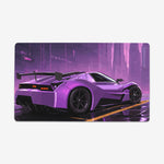 Purple Sports Car Playmat