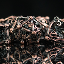 Draco Immortui Hollow Metal Dice Set - Bronze