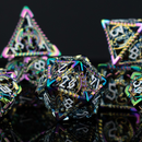 Dragonguard Hollow Metal Dice Set - Iridescent