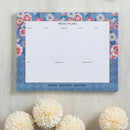 Dream Believe Achieve Undated Weekly Planner | Desk Table Organizer | 9" x 7"