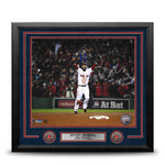 Dustin Pedroia 2013 World Series Boston Red Sox Autographed 16x20 Framed Photo - World Series Champs