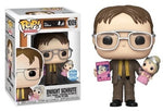 Pop! Television: The Office - Dwight With Princess Unicorn Doll (Funko Shop Exclusive)