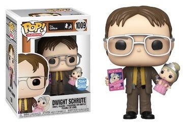 Pop! Television: The Office - Dwight With Princess Unicorn Doll (Funko Shop Exclusive)