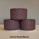 Conch Floral Mauve WAFFLE Tumbler Boot -fits 20-40oz
