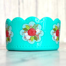 Tiffany Floral Scallop Tumbler Boot -fits 20-40oz