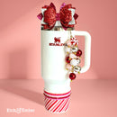 Peppermint Bauble Charm - Tumbler Handle Charm