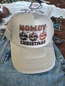 Howdy Christmas Ornaments Trucker Hat