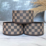 Brown Checkers Tumbler Boot -fits 20-40oz NEW!