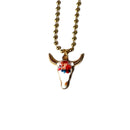Cow Skull Charm - Tumbler Handle Charm
