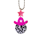 Disco Cowgirl Charm - Tumbler Handle Charm