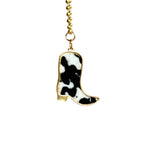 COWBOY BOOT Charm - Tumbler Handle Charm