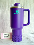 DEEP PURPLE WAFFLE Tumbler Boot -fits 20-40oz New!