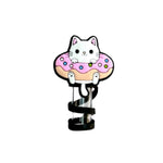 Donut Kitty Straw Topper