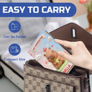 Personalized Capybara Passport Holder | Custom Name | Mushroom Capybara Travel Wallet