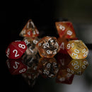 Eternal Flame Acrylic Dice Set