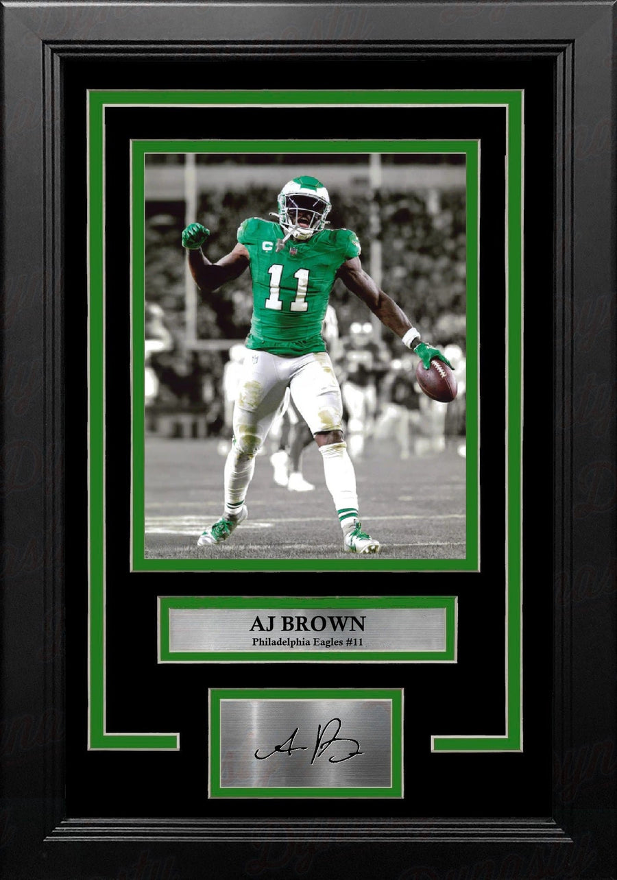 AJ Brown Kelly Green Philadelphia Eagles 8