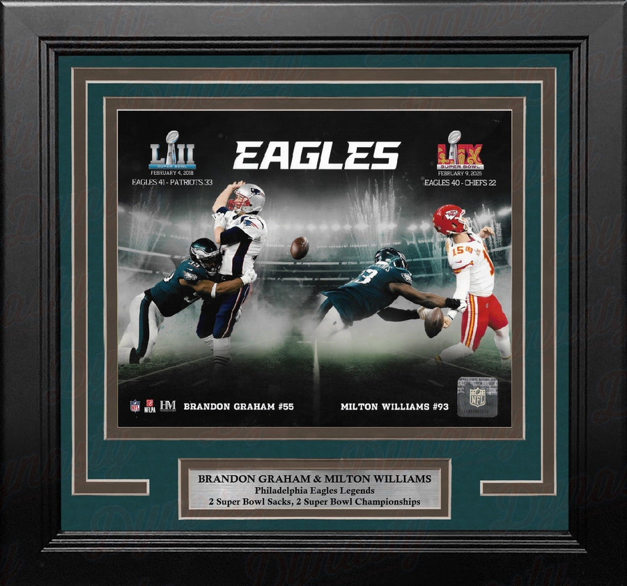 Brandon Graham & Milton Williams Super Bowl Sacks Philadelphia Eagles 8