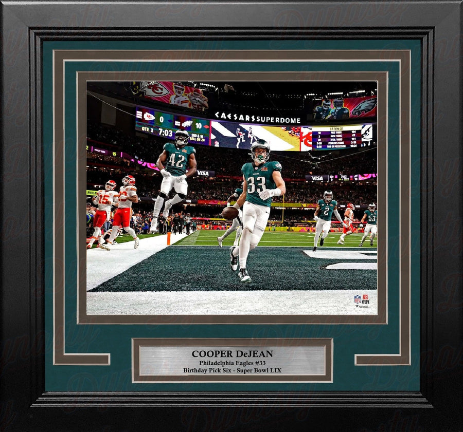 Cooper DeJean Super Bowl LIX Pick Six Philadelphia Eagles 8