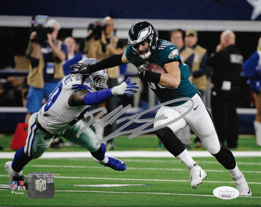 Dallas Goedert v. Cowboys Philadelphia Eagles Autographed 8
