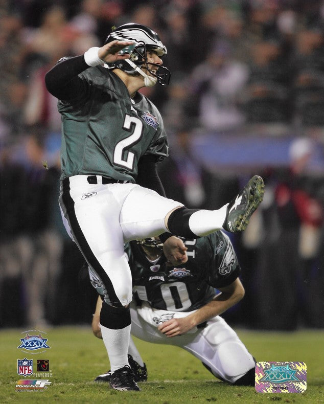 David Akers Super Bowl XXXIX Philadelphia Eagles 8