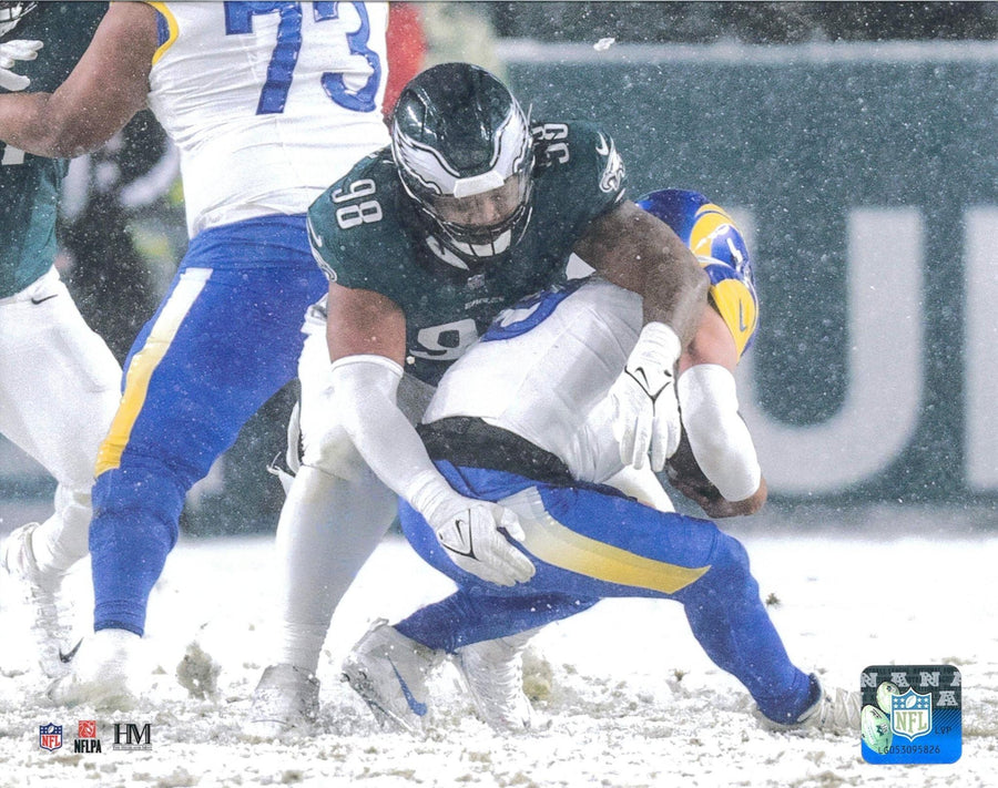 Jalen Carter Snow Bowl Sack Philadelphia Eagles 8