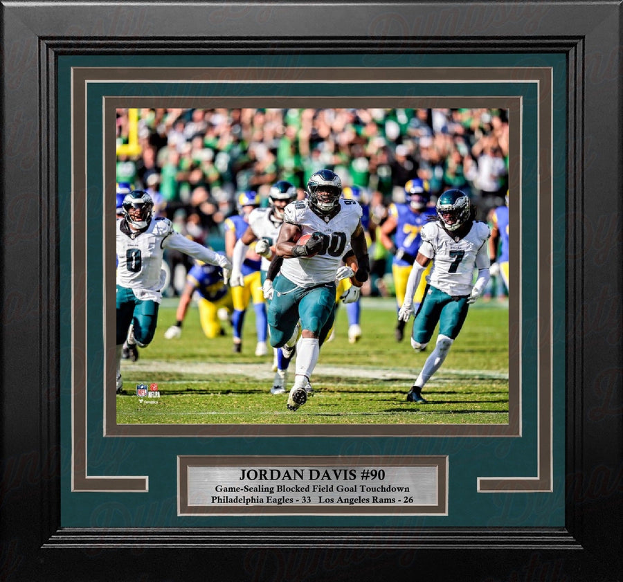 Jordan Davis Blocked Field Goal Touchdown Philadelphia Eagles 8
