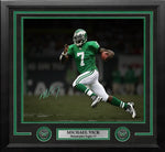 Michael Vick Kelly Green Action Philadelphia Eagles Autographed 16" x 20" Framed Blackout Photo