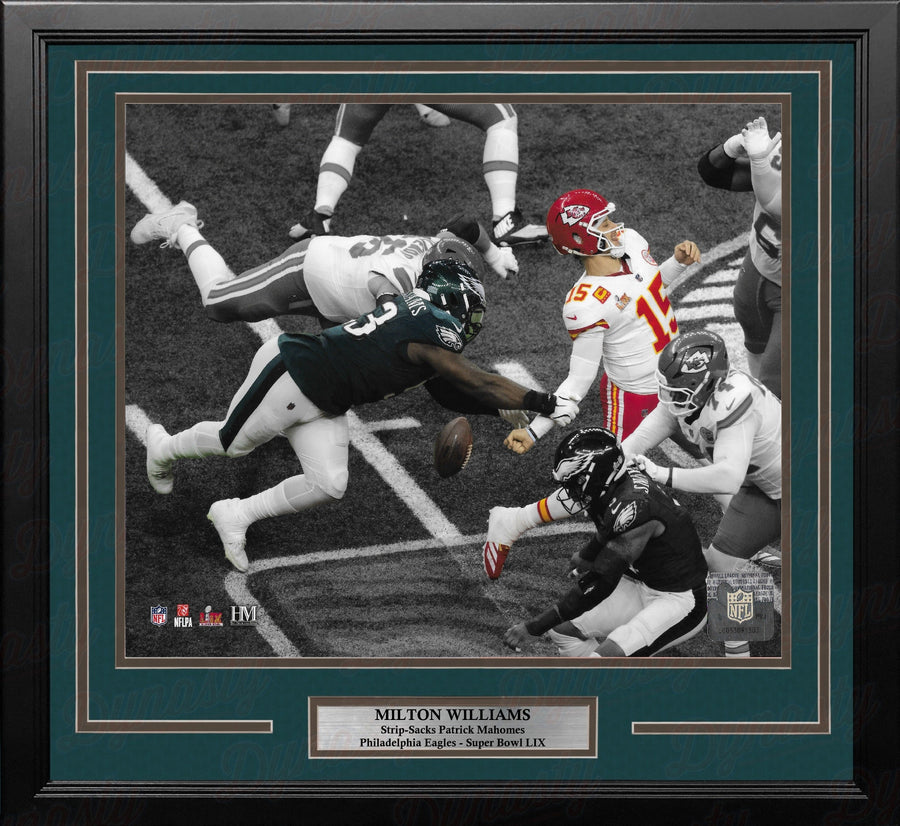 Milton Williams Sacks Mahomes Philadelphia Eagles 16