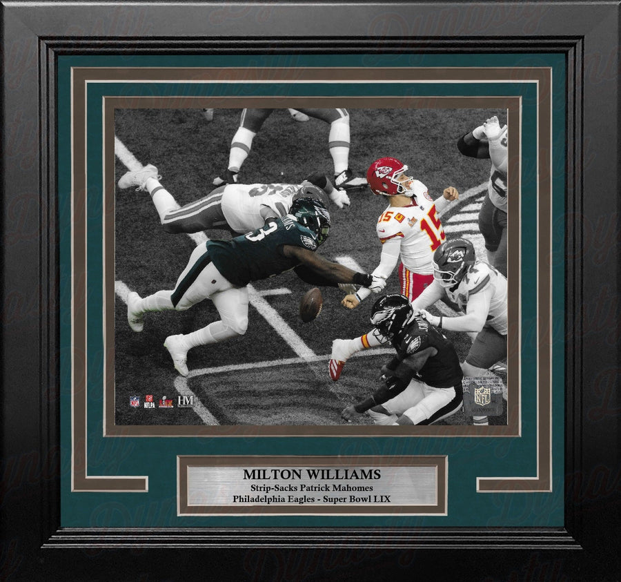 Milton Williams Sacks Mahomes Philadelphia Eagles 8