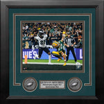 Quinyon Mitchell in Action Philadelphia Eagles Autographed 8" x 10" Framed Photo