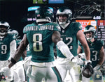 Reed Blankenship with CJGJ Philadelphia Eagles Autographed 16" x 20" Football Photo