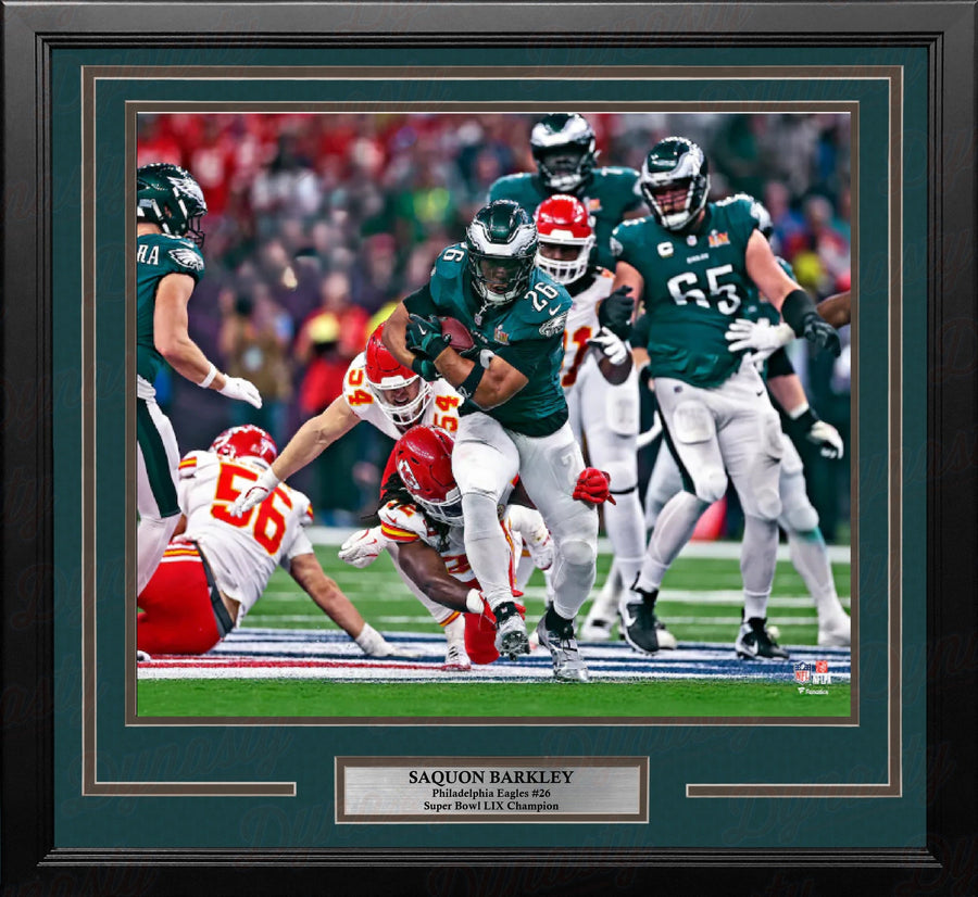 Saquon Barkley Super Bowl LIX Action Philadelphia Eagles 16