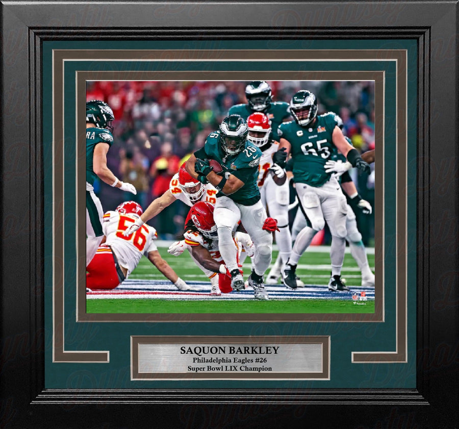 Saquon Barkley Super Bowl LIX Action Philadelphia Eagles 8