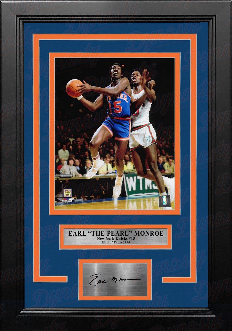 Earl Monroe in Action New York Knicks 8