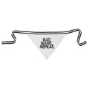 Eat Bark Repeat Pet Bandana in White | Cotton Animal Pet Accessory | 9" x 6"