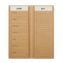 Eat Drink Shop Local Weekly Meal Planner | Shopping List Pad | 3.5" x 9"