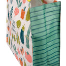 Eat More Plants Shopping Tote | Extra Large Market Eco Bag | 19.50" x 17.50" x 7"